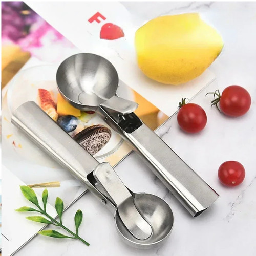 Heated ice cream scoop - heated,