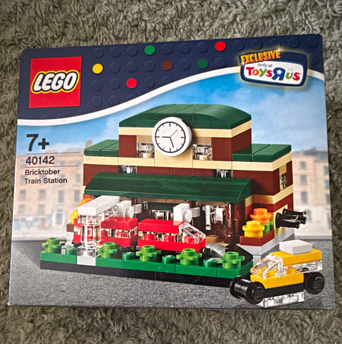 Lego bricktober train station - bricktober,