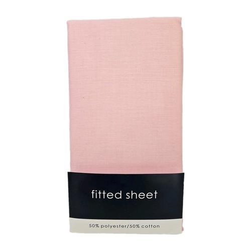 Pink double fitted sheet - sheet, 137