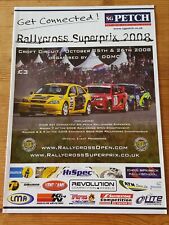 MINT CONDITION 2008  rallycross Superprix programme CROFT CIRCUIT