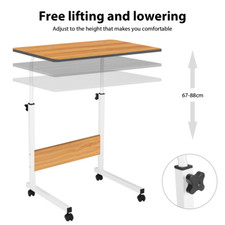 Folding Laptop Table Stand Desk Bed Computer Study Adjustable Portable Sofa Tray