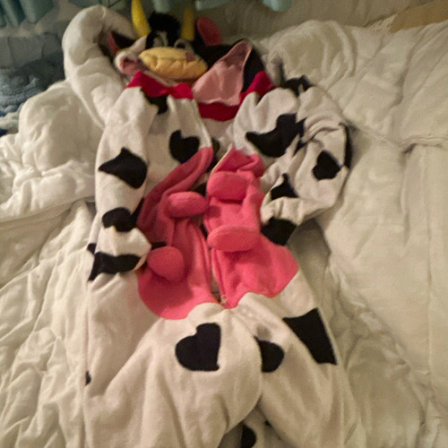 Women cow hooded - cow, fleece