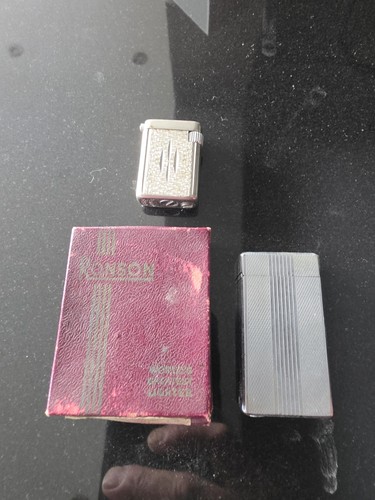 Three vintage lighters - three,