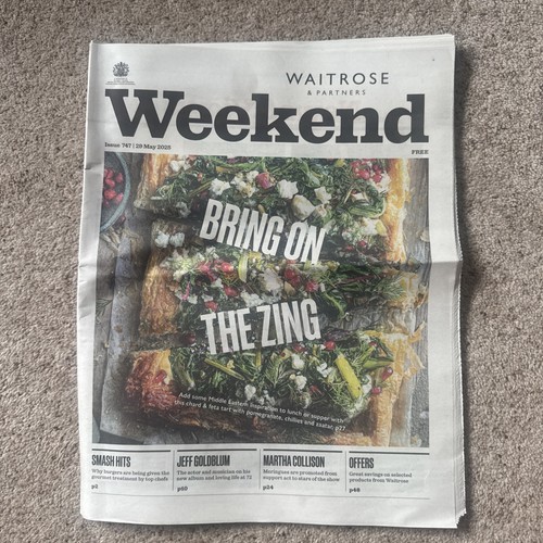Waitrose weekend newspaper - weekend,