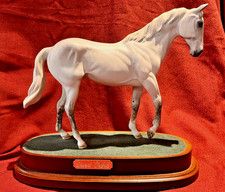 Royal Doulton Beswick Dessert Orchid Racehorse Grey Matt Mounted  Excellent