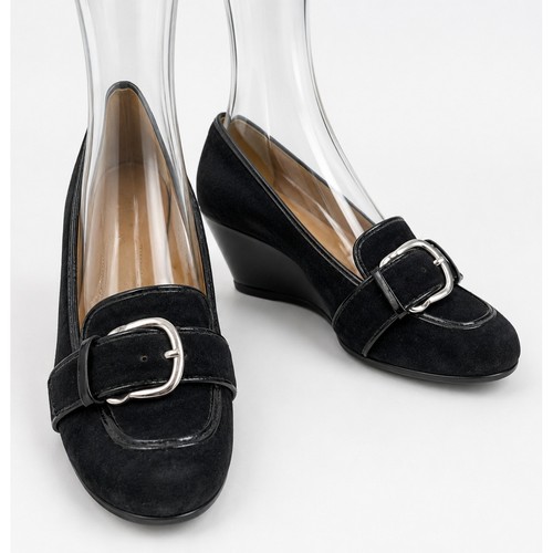 Softshoe black wedge - wedge, 8