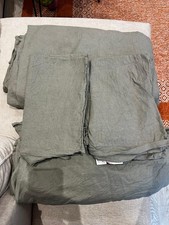 M&S Pure Linen Full Bedding