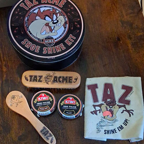 Vintage shoe shine kit kiwi - vintage,