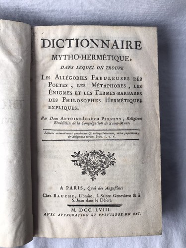 1758 occult hermetic - 1758,