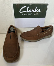 Clarks Unstructured Comfy Leather Loafer Shoes Size UK 12 EU 47