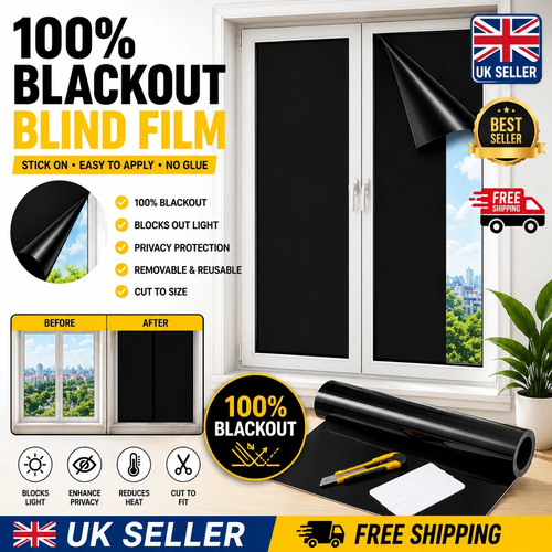 Blackout stick window blind - stick,