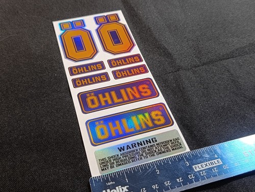 Ohlins decals sticker - ohlins, decals/sticker