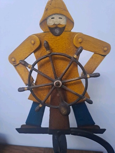 Bronze painted nautical sailor - nautical,