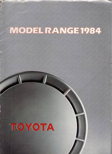 Toyota range 1983 1984 - 1983-1984, uk