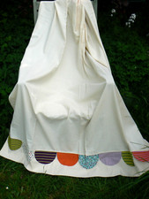 Mamas & Papas Timbuk Tales Nursery Curtains , Colourful Bunting W132 x L168 cm