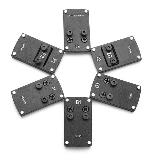 Pistol mount plate base mini - mount,