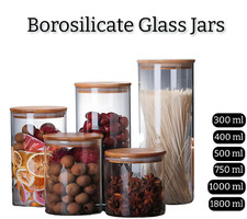 Glass Jar Borosilicate Storage