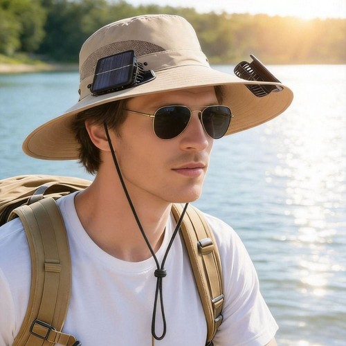Speeds solar fan hat - solar,