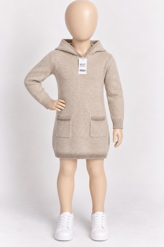 Girls beige jumper dress - jumper, size
