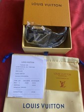 Louis Vuitton Black Checkered Belt