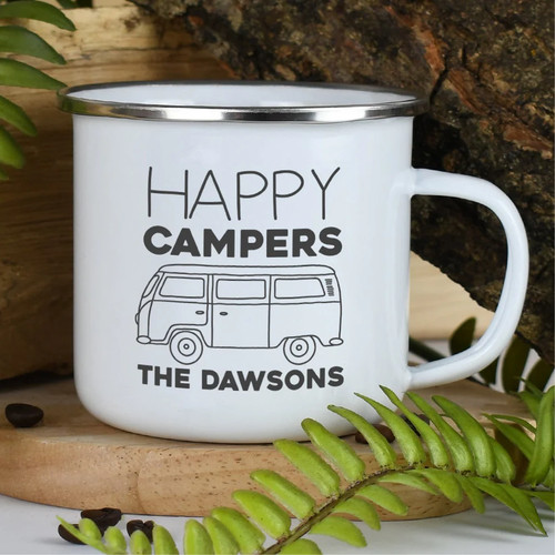Personalised happy campers - happy,
