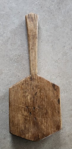 Antique primitive pizza bread - antique,
