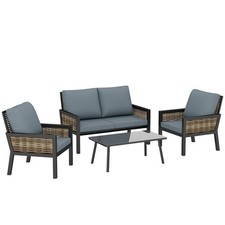 4 Seater Rattan Garden