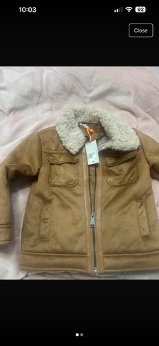 River island boys brown faux - river,
