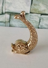 Vintage Malta Solid Brass Fish