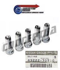 5 x Genuine Front Wheel Studs Hub Set - For Nissan Qashqai J10 2007 - 2013
