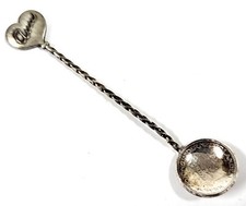 Vintage Silver Coin Spoon –