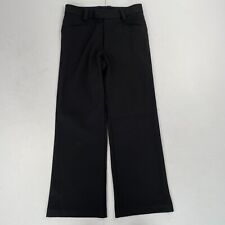 FULL CIRCLE TROUSERS 8 XS BLACK WOMENS REGULAR