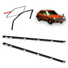 Fit Toyota Starlet Wagon 5D KP60 61 KP62 Front Door Glass Weatherstrip Outer Set