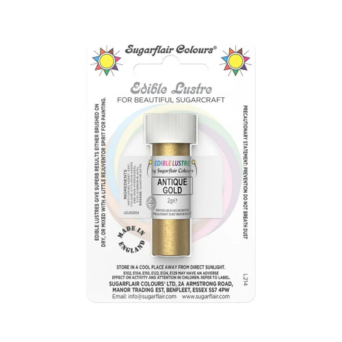 Antique gold edible lustre - antique,