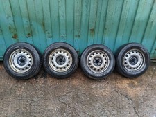 CITROEN DISPATCH MK2 SET OF 4 15" STEEL WHEELS WITH TYRES