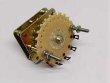 Rotary Wafer Switch 4 Position Single Pole 50mA 250V With Shaft