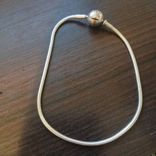 Genuine PANDORA ESSENCE / Me Snake Chain Bracelet 20cm S925 ALE Lovely Condition