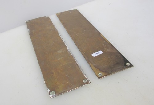 Vintage brass finger plates - vintage,