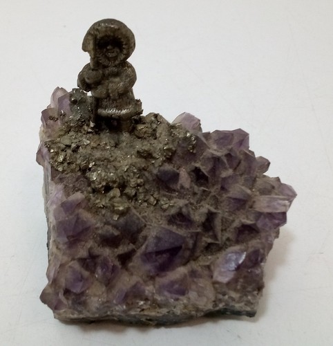 Amethyst geode ornament with - geode,