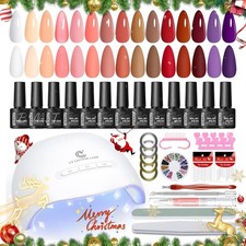 Gel Nail Polish Kit with LED