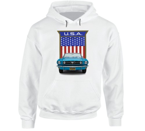 1965 mustang american flag - american,