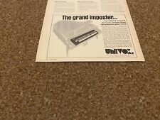 JBF54 ADVERT 5X8 THE UNIVOX GRAND IMPICTURE COMPAC PIANO