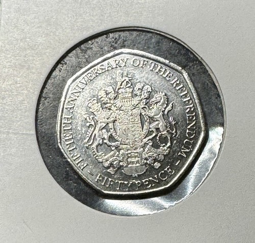 2017 gibraltar 50p 50th - ,