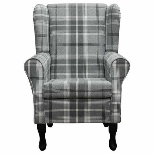 High wing back fireside chair - high,