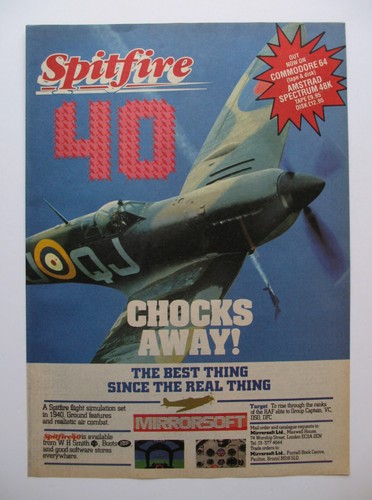 Vintage game advert - vintage, zx