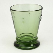 LA ROCHERE FRANCE GREEN GLASS BEE BEAKER