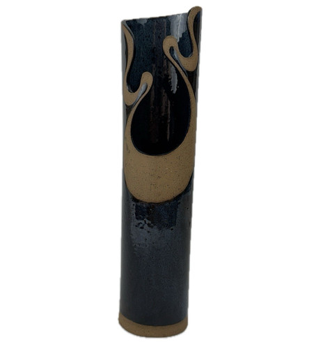 Modernist studio pottery vase - modernist,