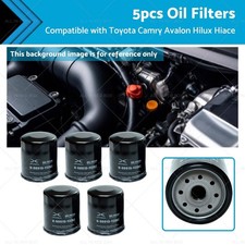 5x Oil Filter Suitable for Toyota Camry Avalon Hilux Hiace 90915-YZZD2 1KDFTV