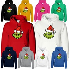 Grinch Hoody Mens Kids Couple