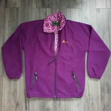 Beaver Of Bolton Purple Fleece Jacket, Size Large